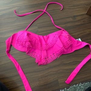 Hot pink bikini top